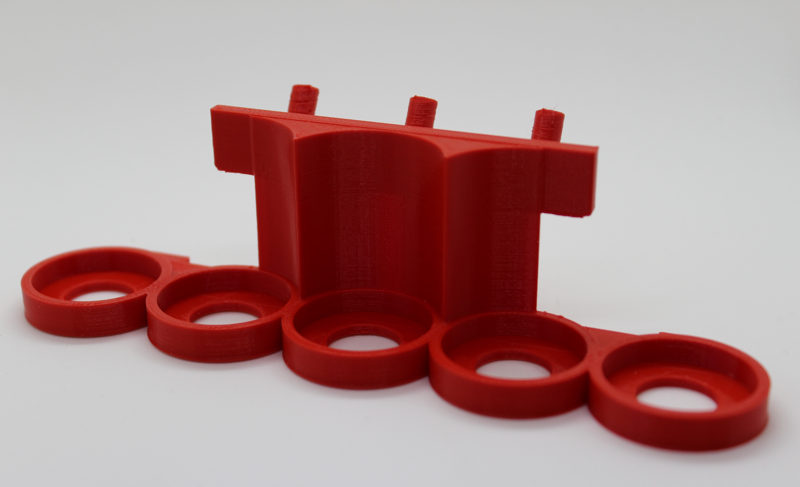 Dropper Bottle paint holder for peg board