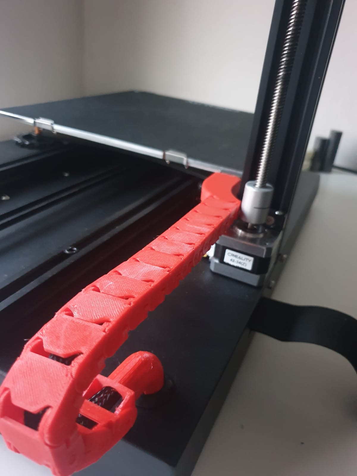 CR-10S Pro Bed Fix (cable chain)