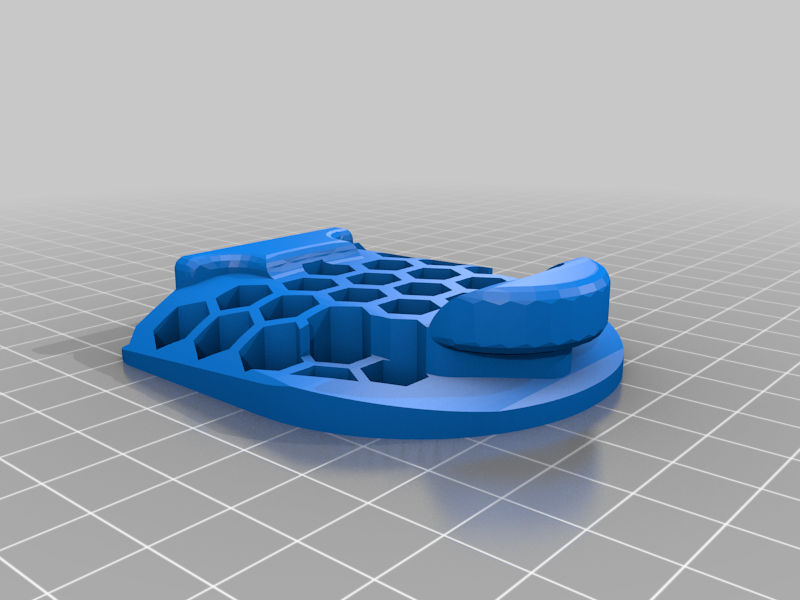 look keo flat pedal with honeycomb design