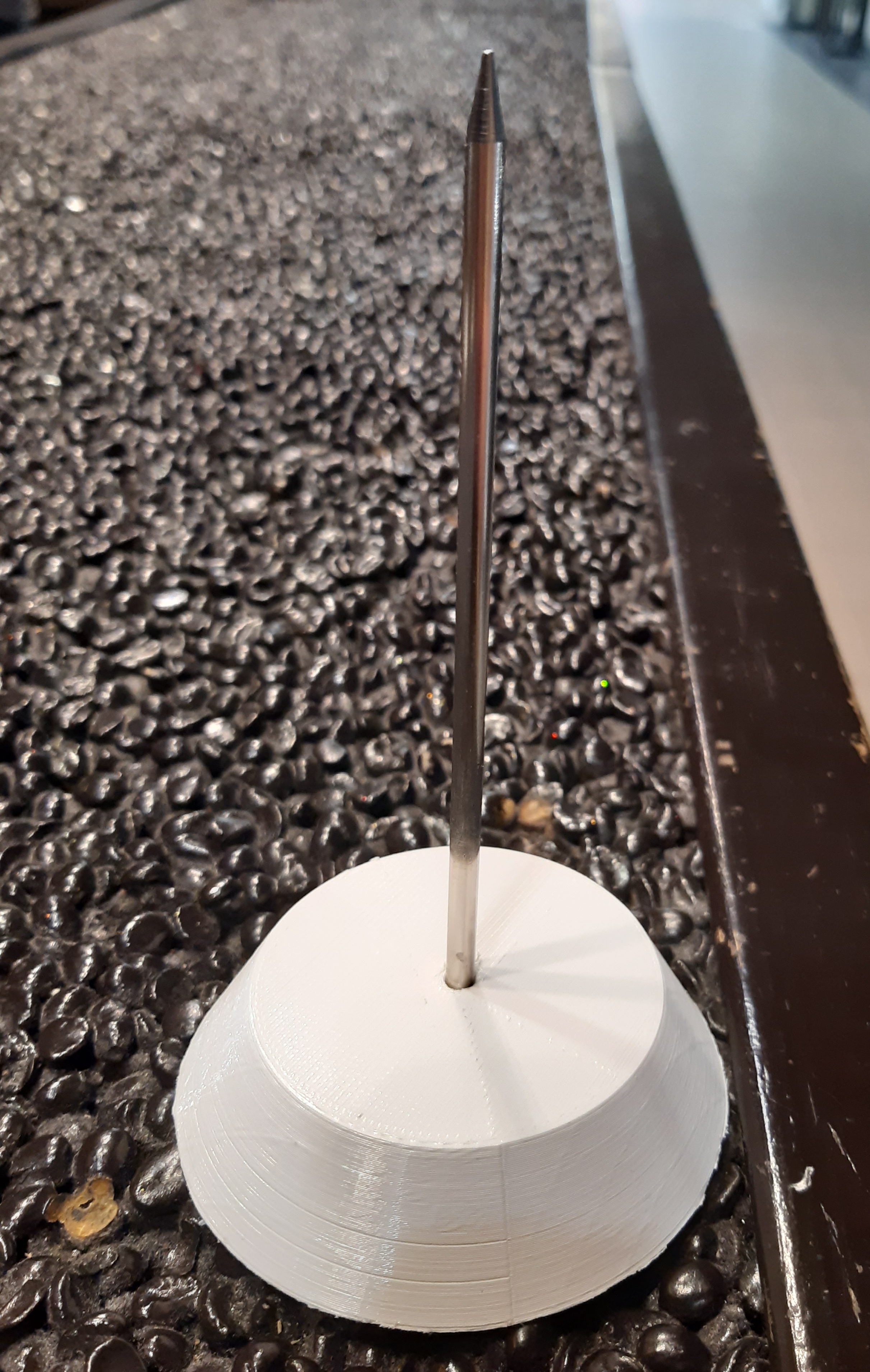 Receipt needle holder