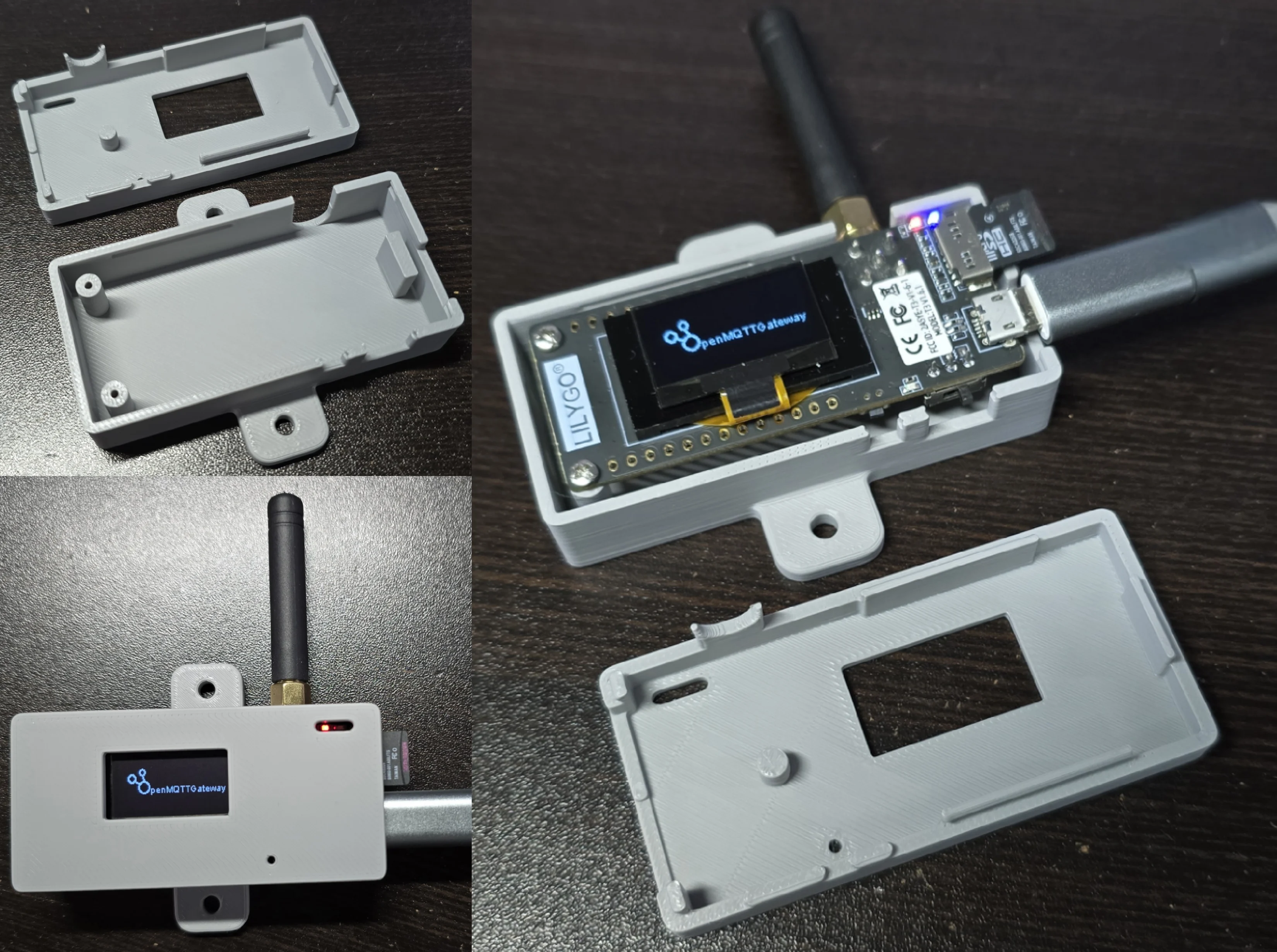 Remix Case for LILYGO Paxcounter LoRa V2.1 ESP32, Tinygs, Meshtastic