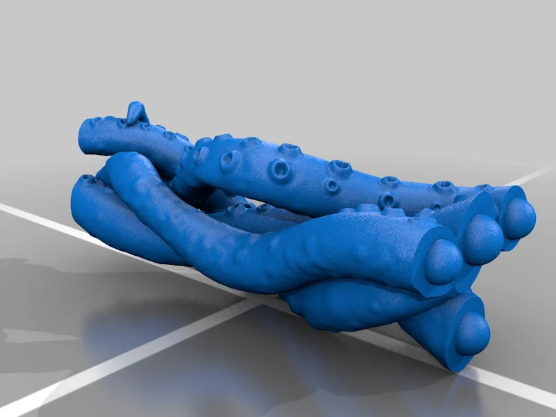 Cthulhu-inspired magic wand