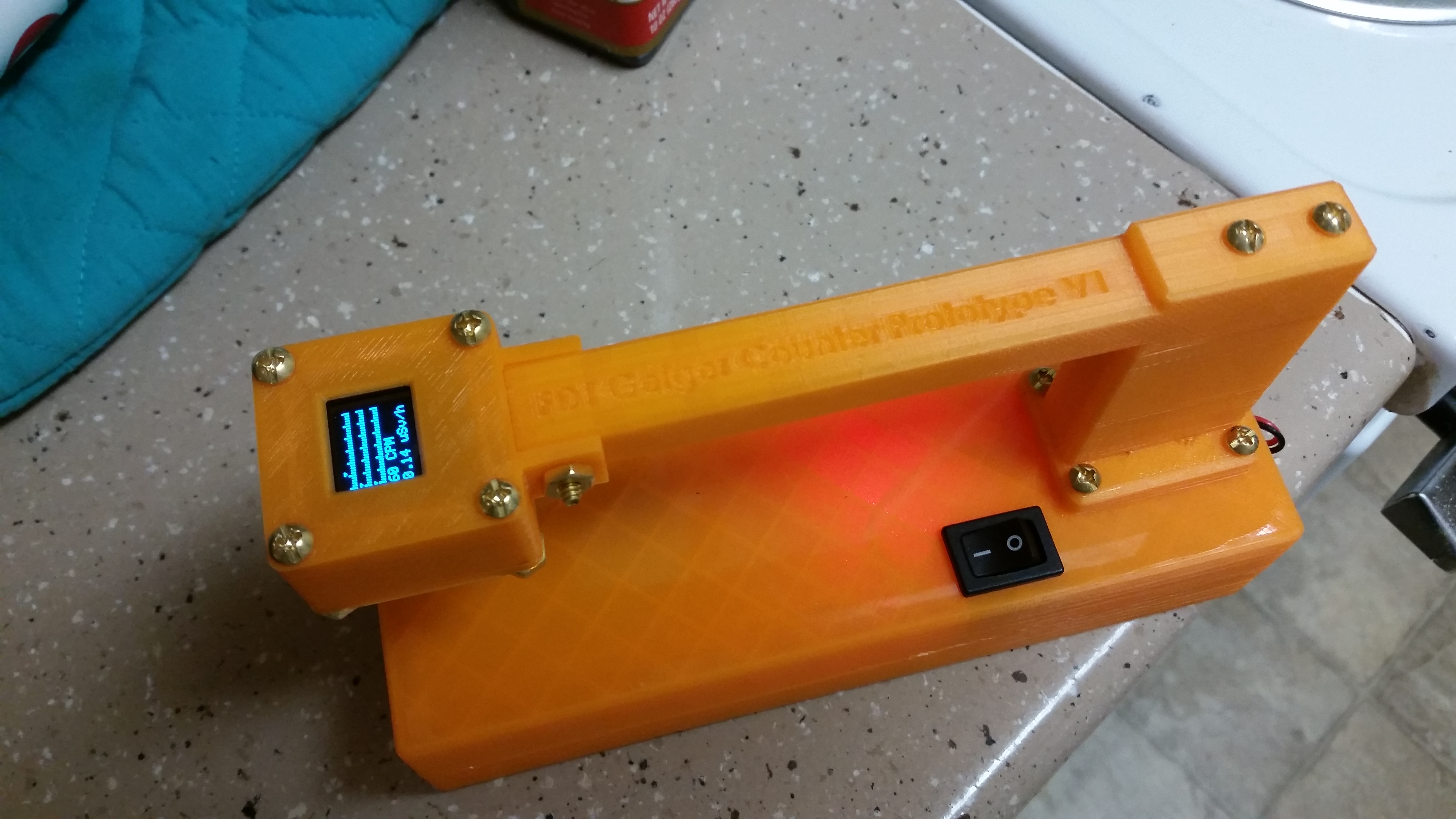 3D Printed Geiger Counter
