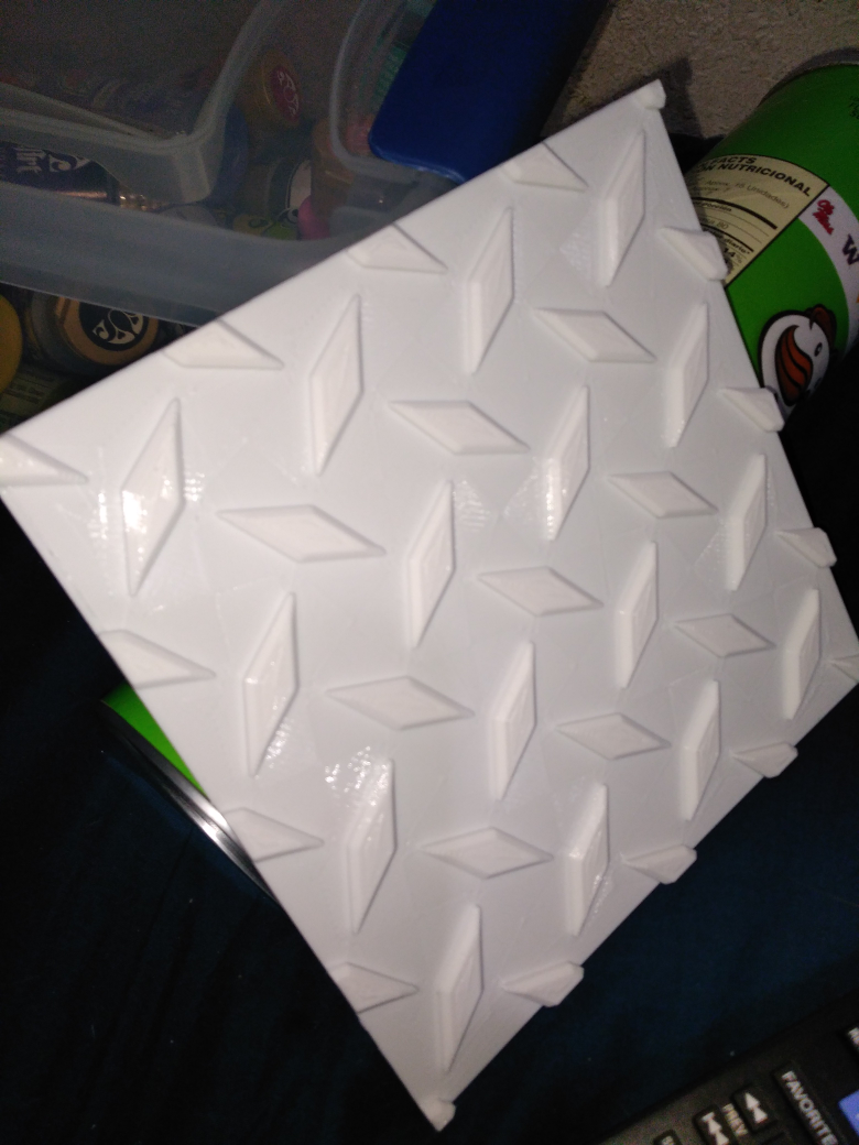 diamond plate tile pattern