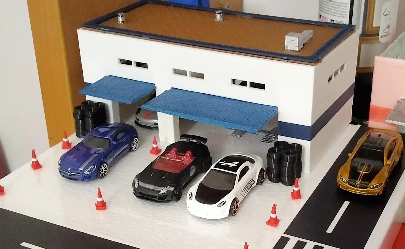 1:64 Garage joined structure