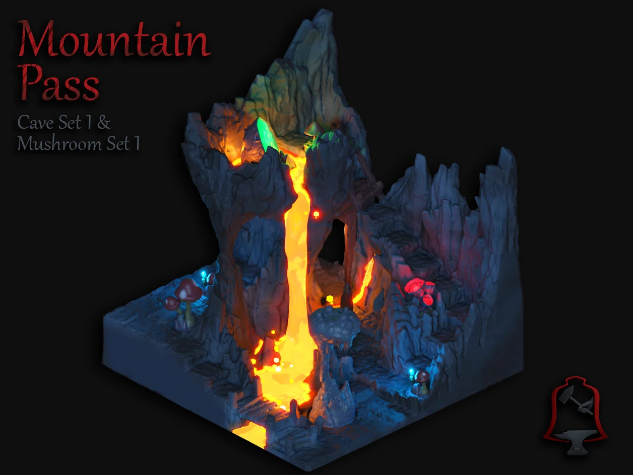 Openfoliage Cave Set 1
