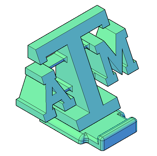 Texas A & M Phone Stand