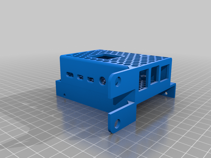Raspberry Pi 4 + PoE Hat + SSD Tray 1U Rackmount - Reversed