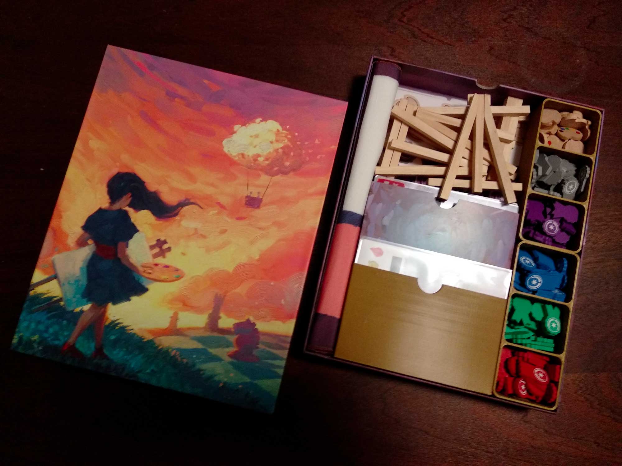Canvas board game insert