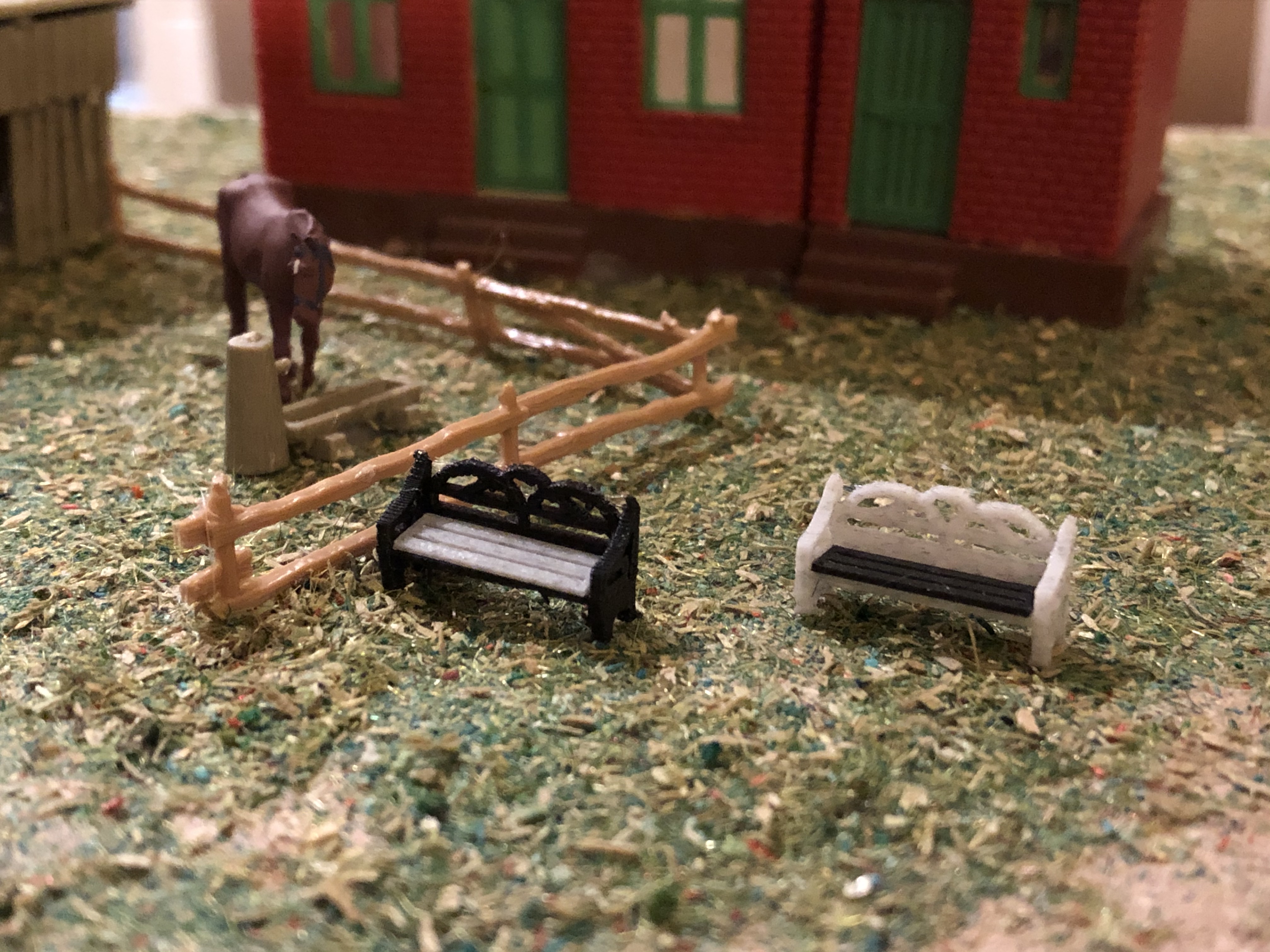 Railway Model - H0 Park Bench