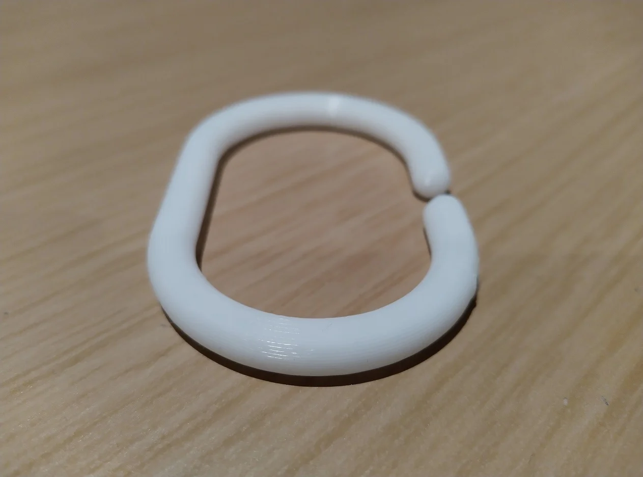 Shower curtain ring