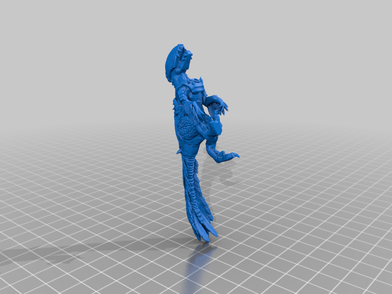 Sci-fi Deinonychus (compatible with OnePageRules' Saurian Starhost line)