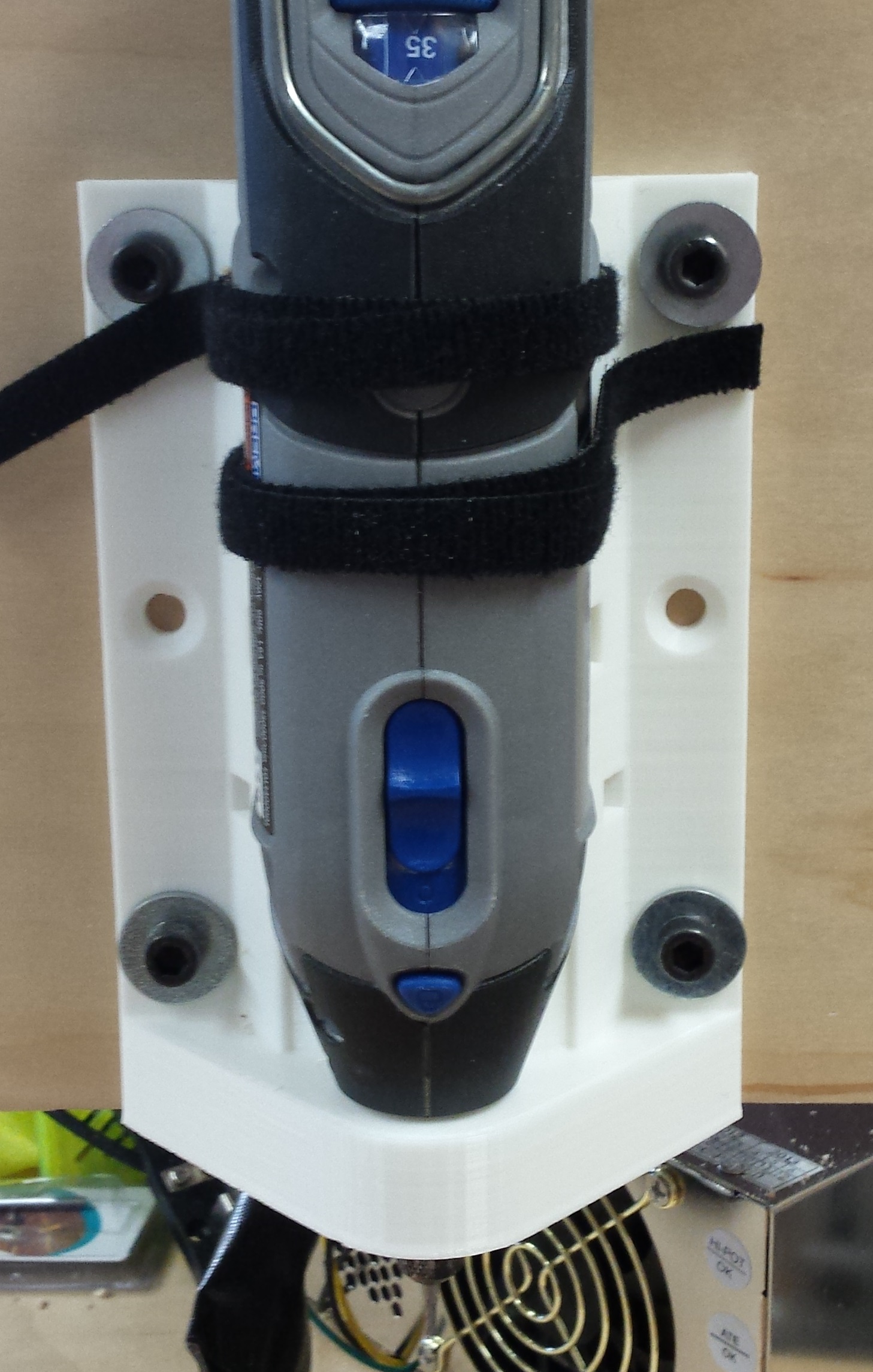 Dremel 4000 Mount for 3-axis CNC