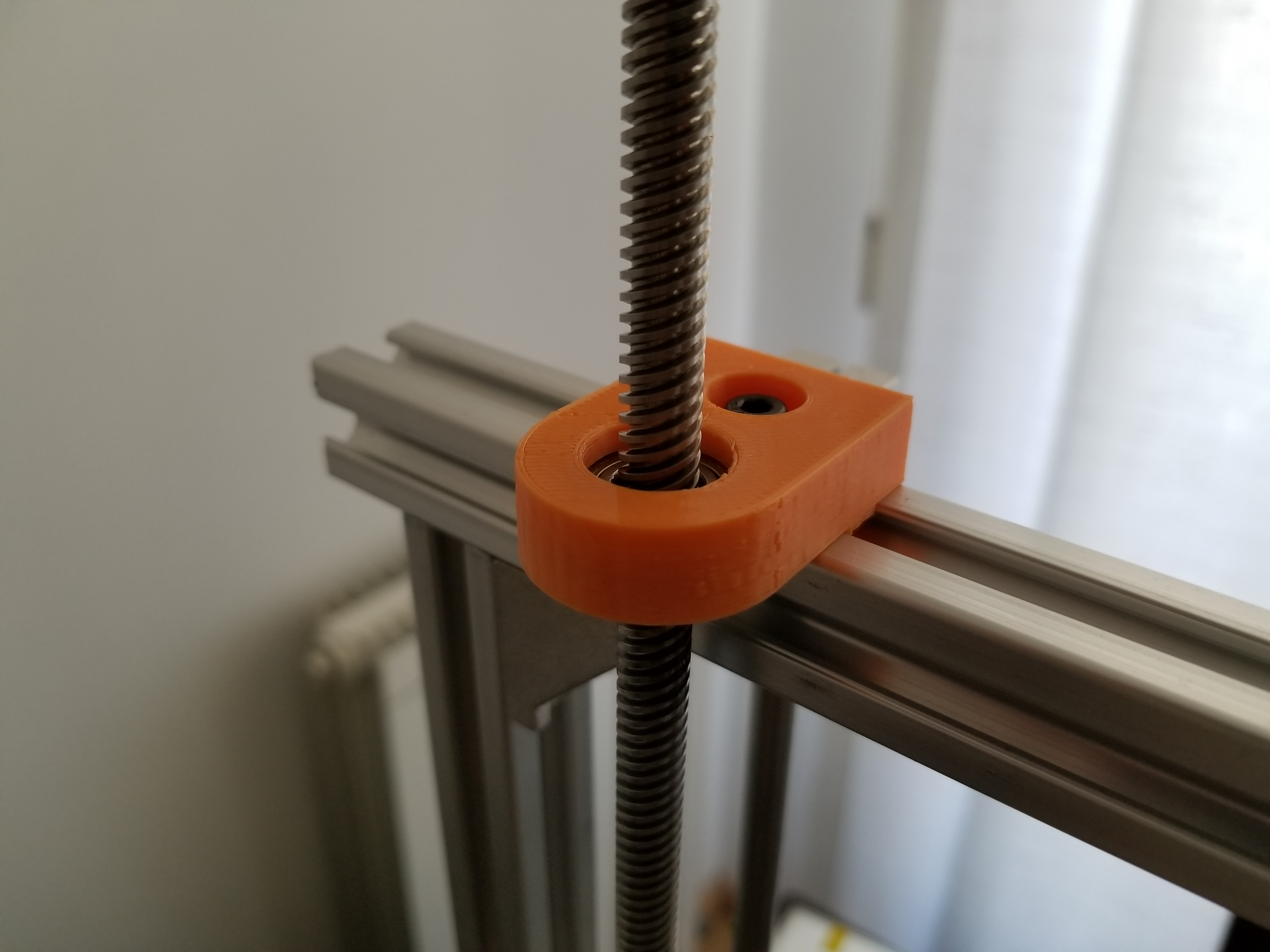 608zz Bearing Holder for 8mm rod and 2020 profile