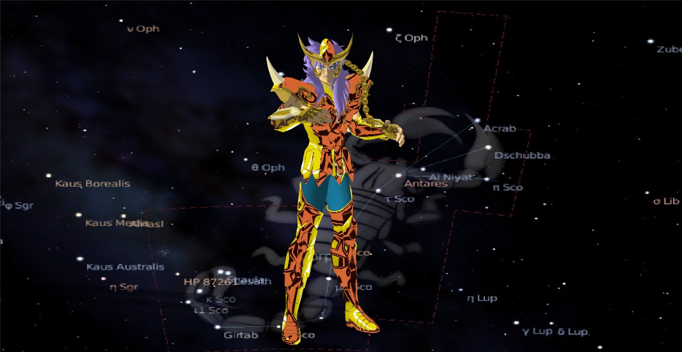 Saint Seiya - Caballero Dorado Milo_Scorpio