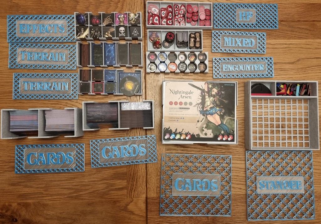 Middara 1.1 game organizer - books + core mini's!
