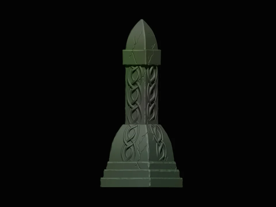 grave monument for 28mm tabletop dnd