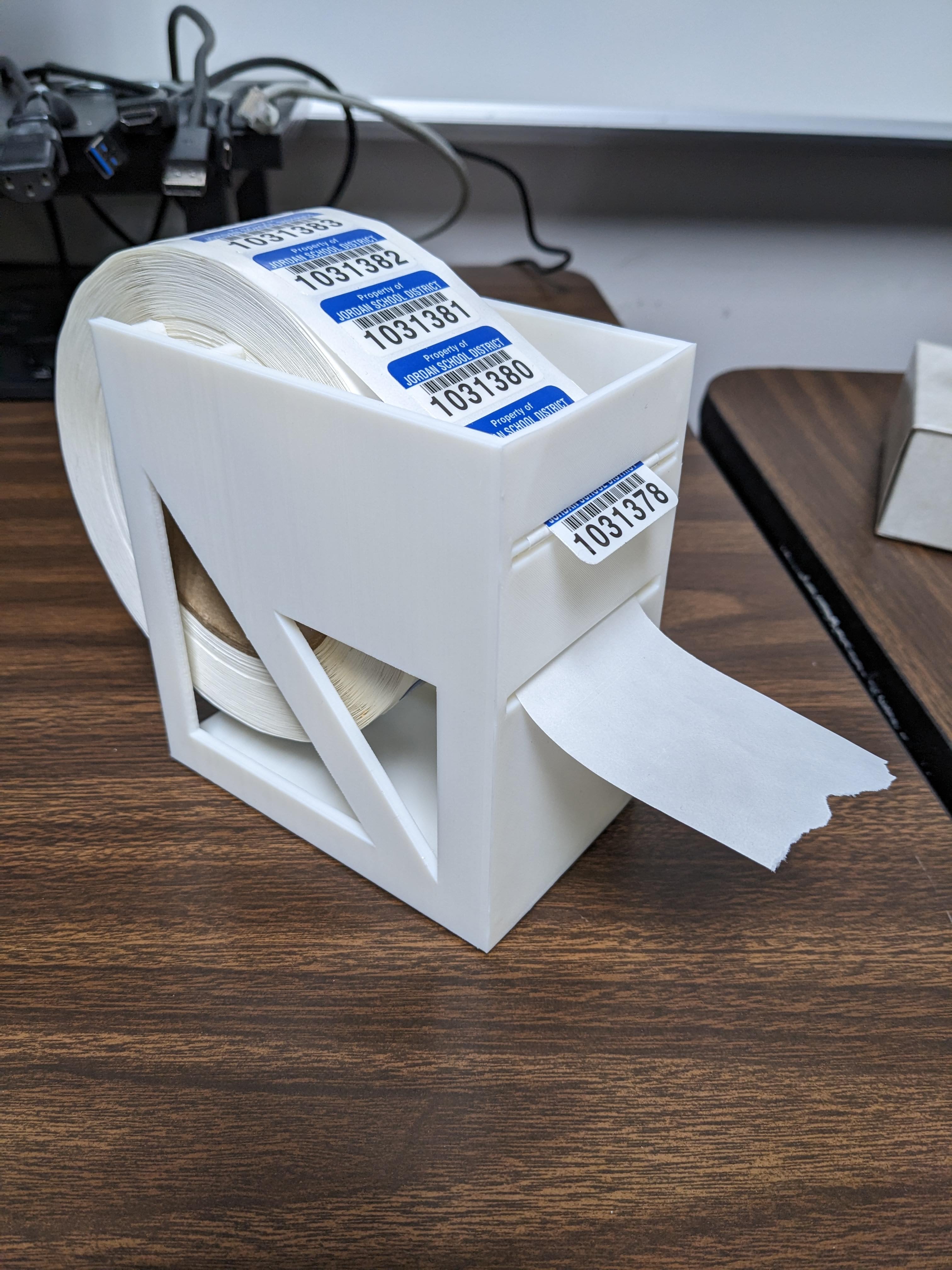 Asset Tag Label Dispenser