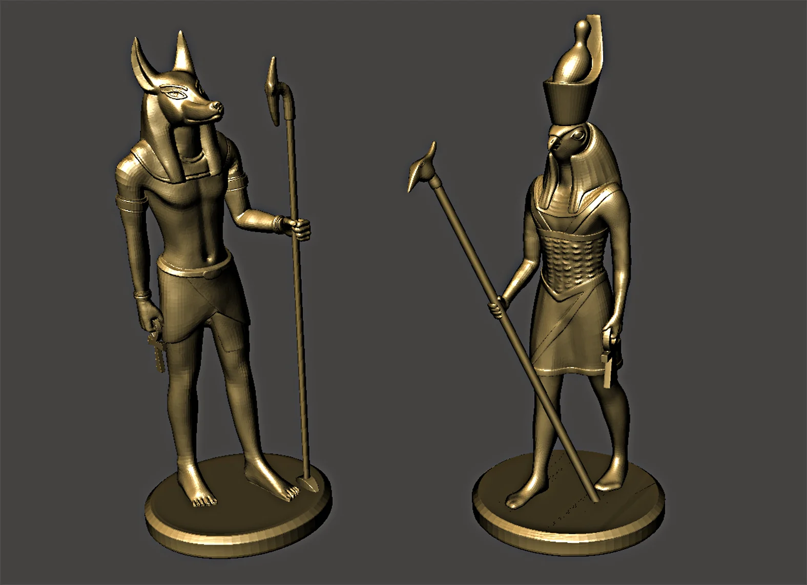 Horus & Anubis