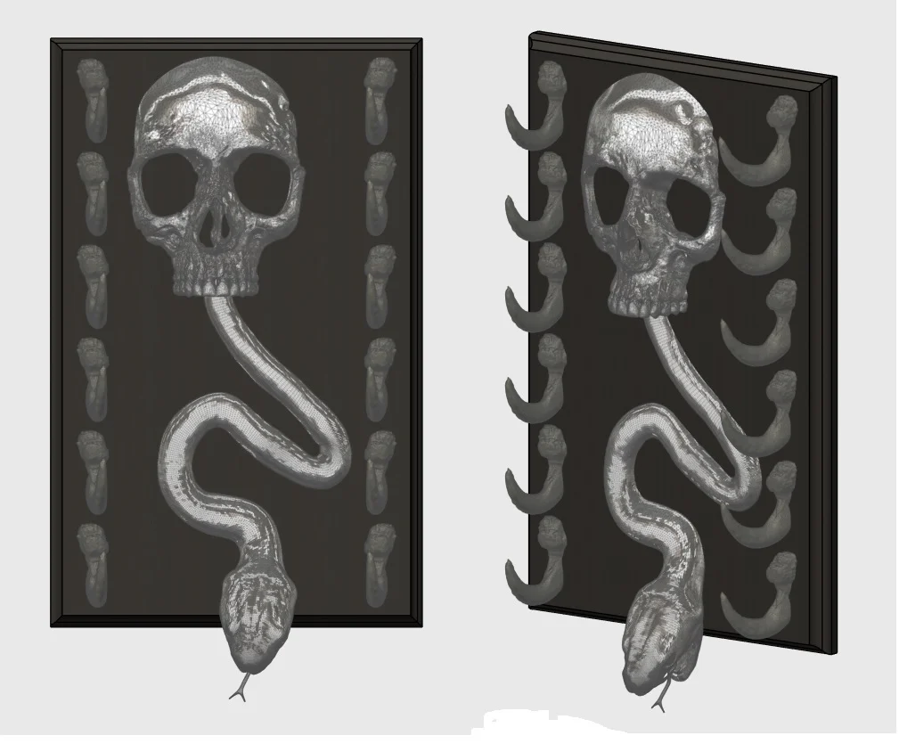 6 Tier Death Eater Wand Holder Versions 1 and 2 and 3!