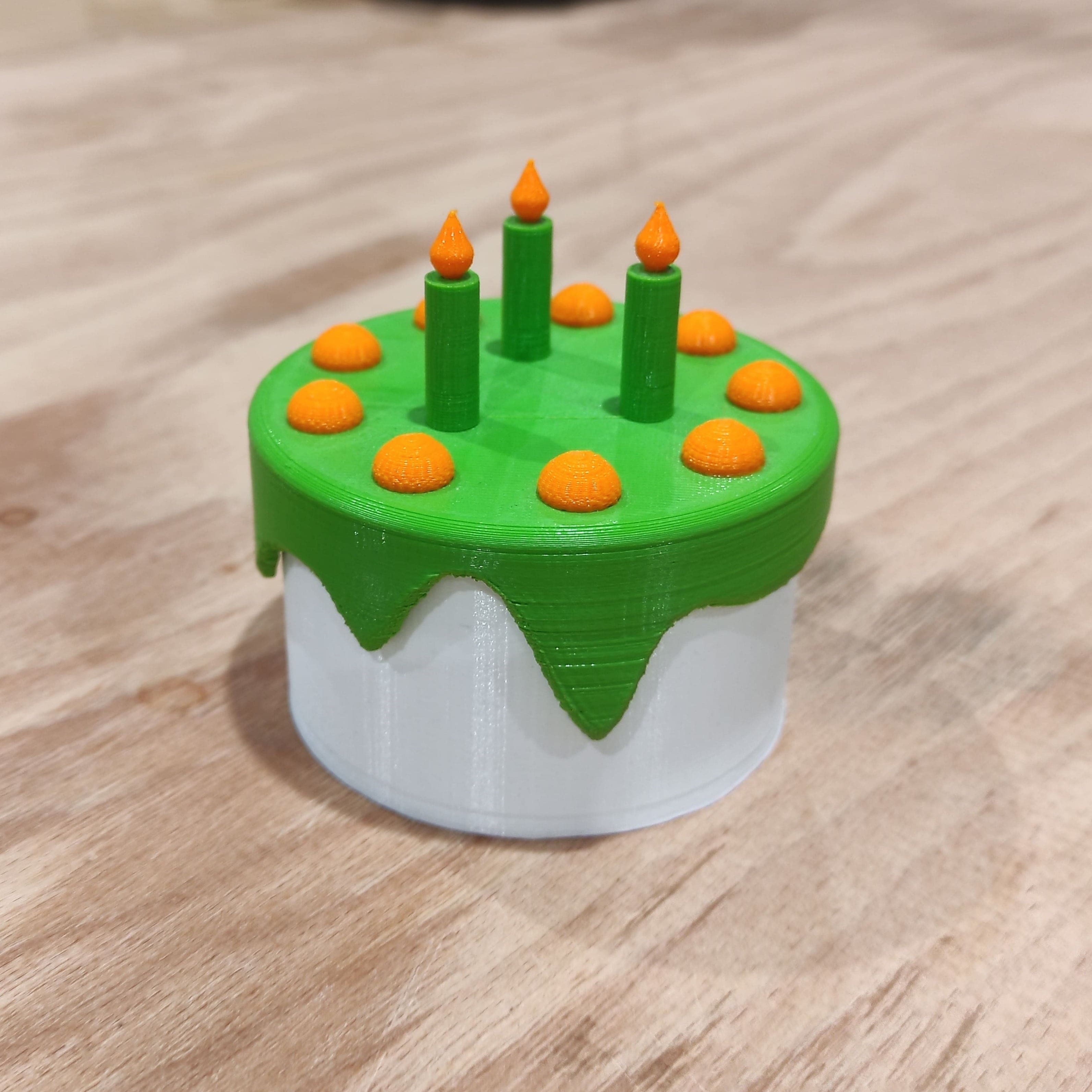 Birthday cake gift box