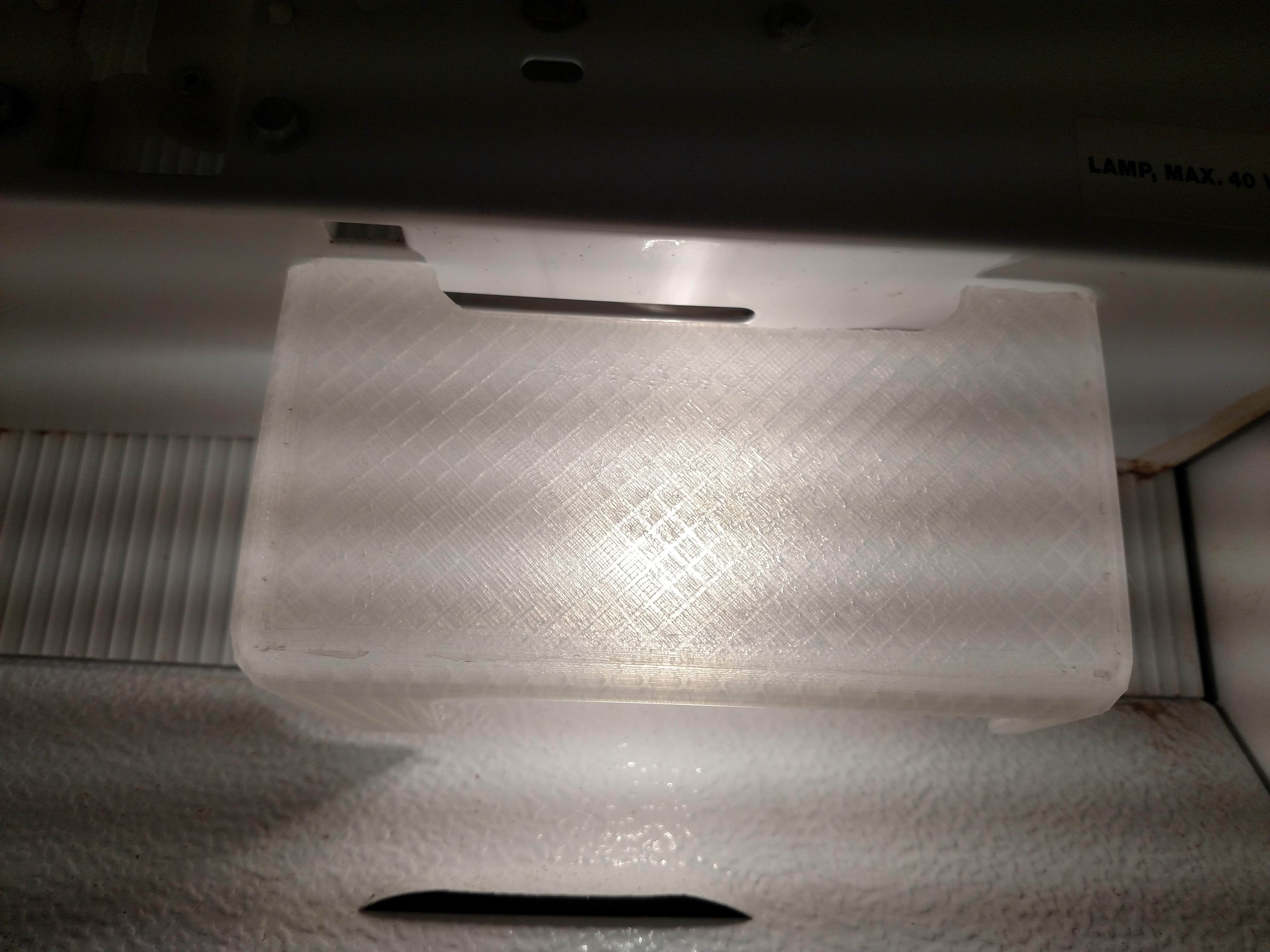 Kenmore Coldpoint Refrigerator light cover