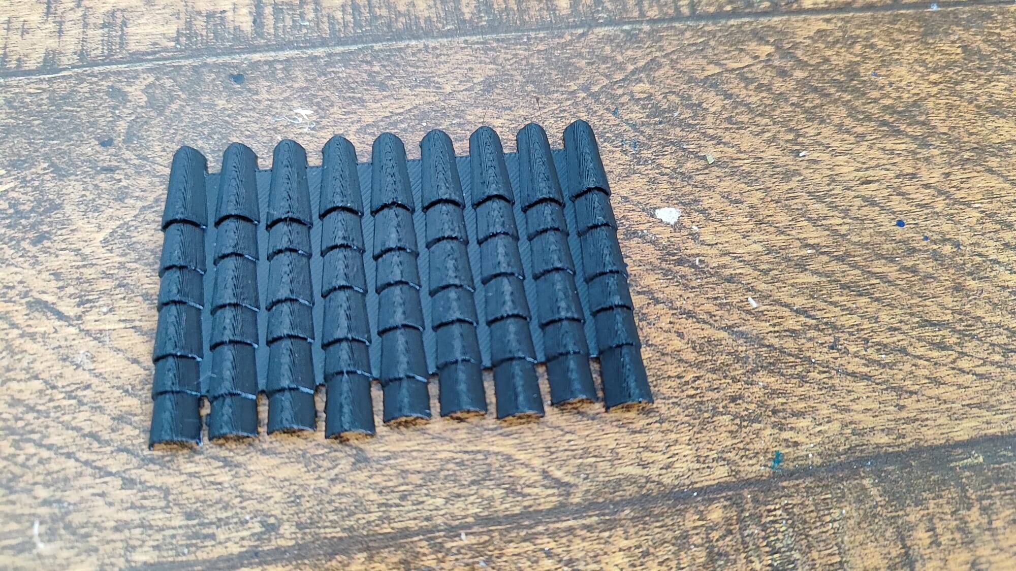 Sicilian-Style Roof Tiles – Rectangular & Corner Variants for Dioramas and Nativity Scenes