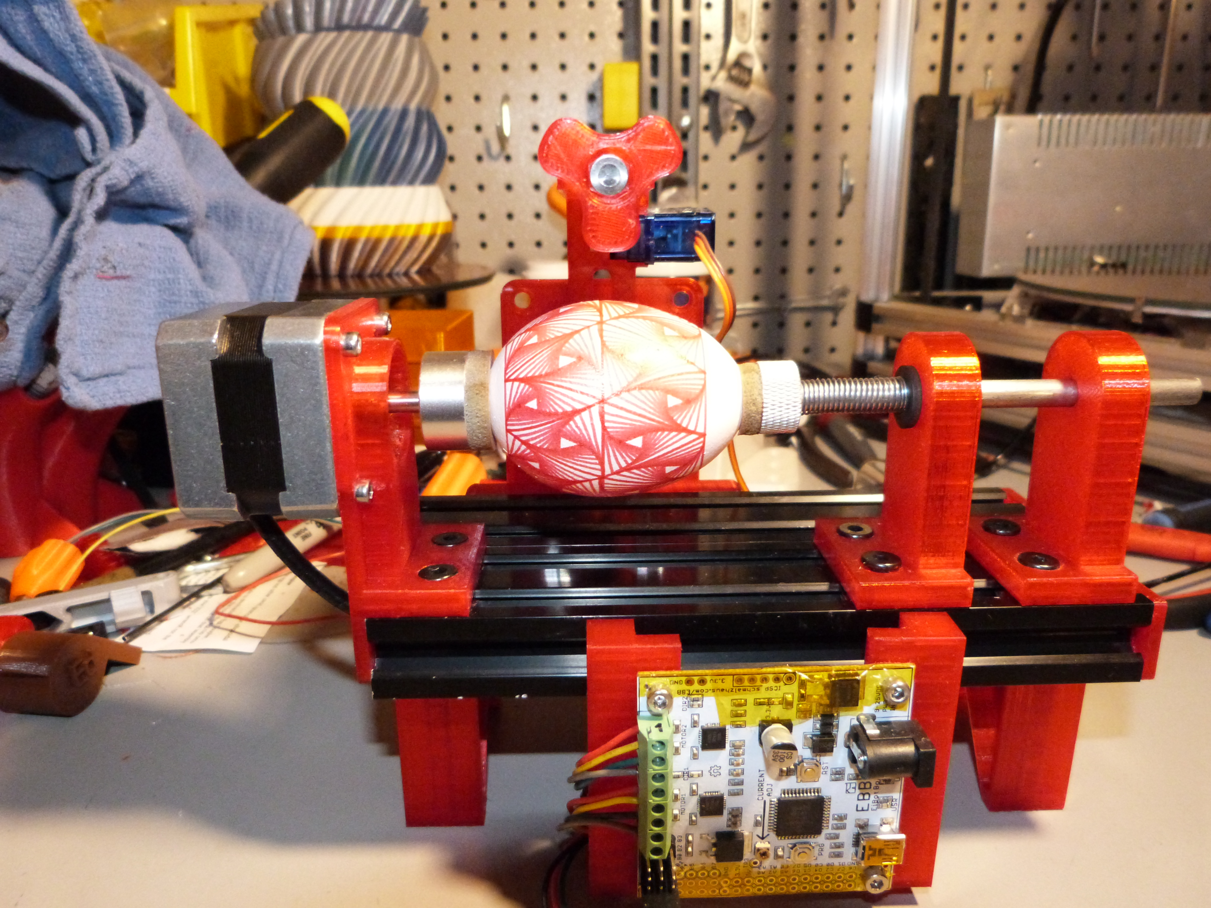 remix of Niko’s Egg-painter robot (OpenBuilds)