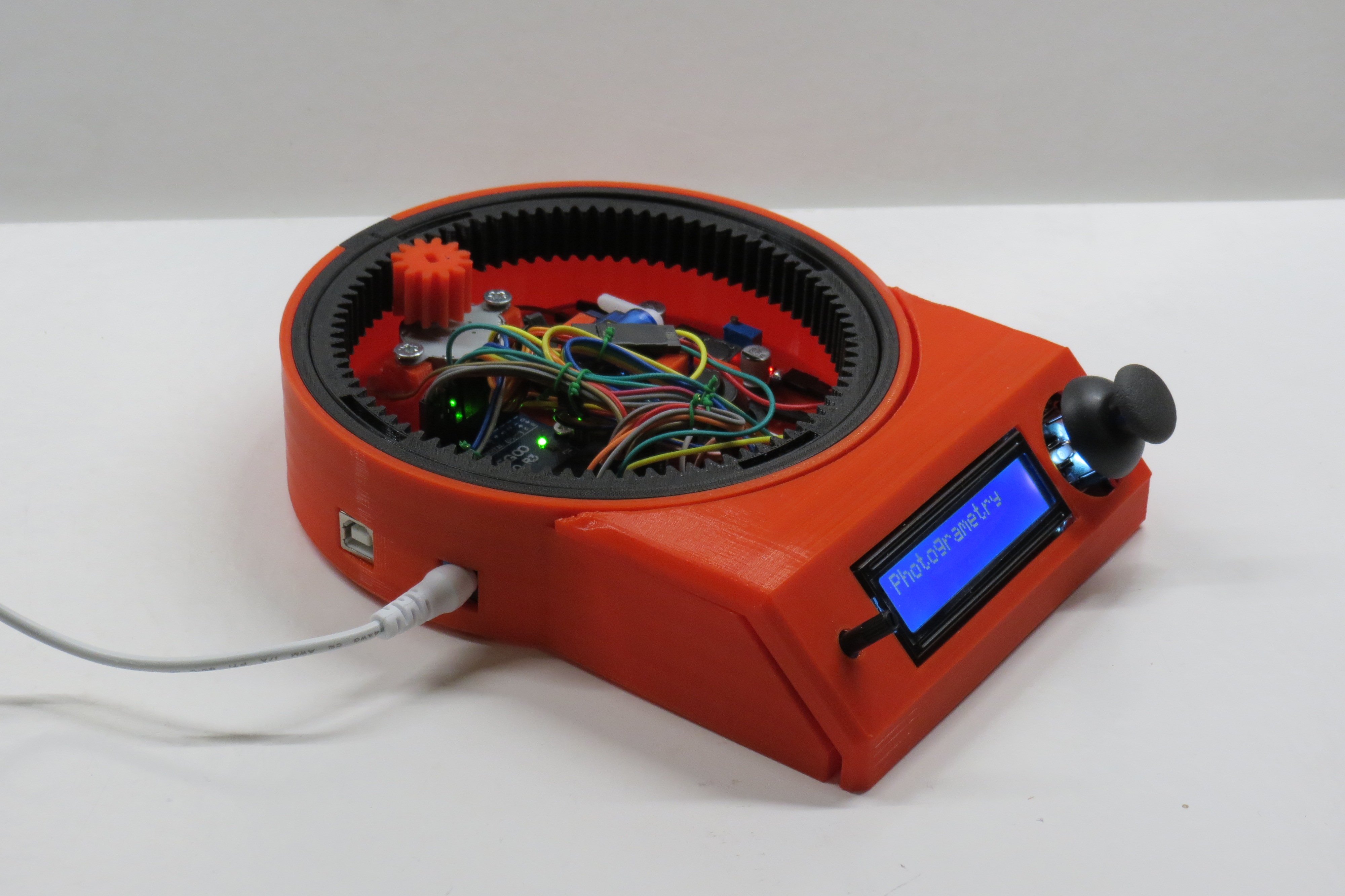 Arduino controlled photogrammetry 3D-scanner