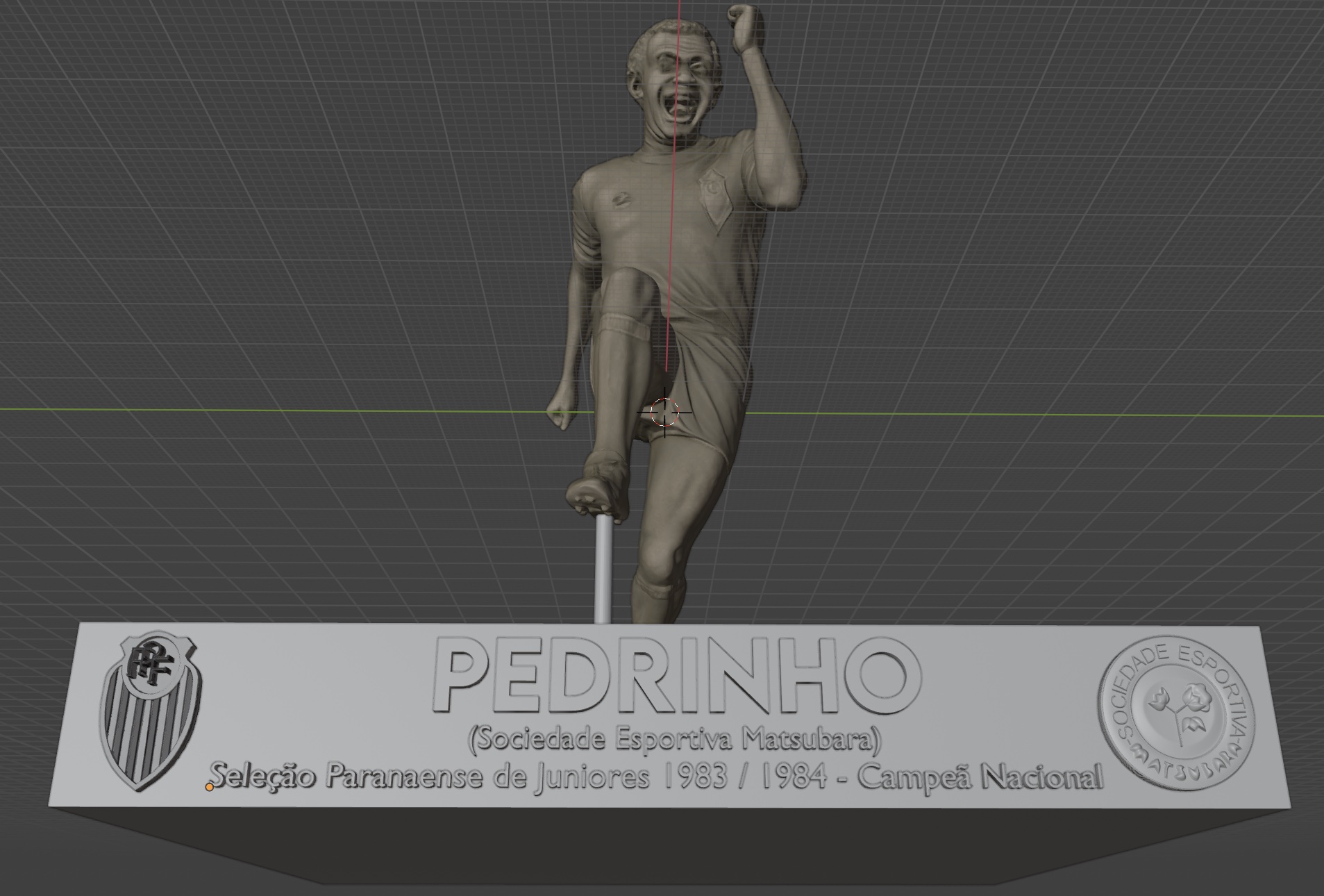 Pedro Ferreira da Silva (“Pedrinho”) – Homenagem em 3D ao Campeão Brasileiro de 1983/1984