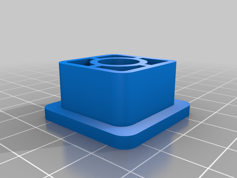 Square tube insert 30x30x3 - Quadratrohr Gewindestopfen M10