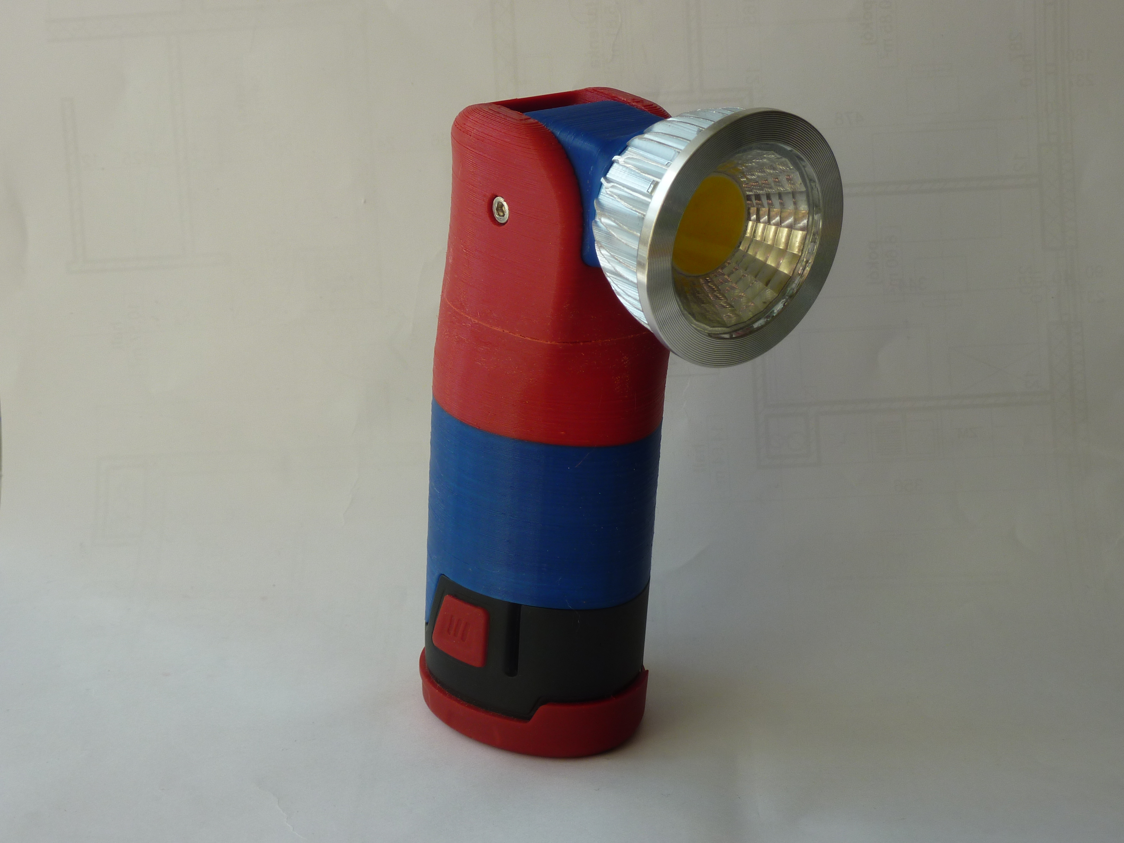 Parkside old 12V system flashlight with adjustable head (NOT the X12V Team version)