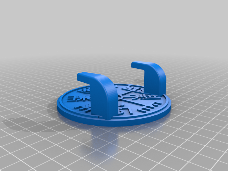 Vegvisir Mjolnir Sword Wall Mounts