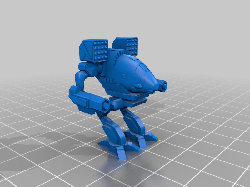 Mad Cat Timber Wolf HD Mech Battletech Mechwarrior Mecha Supported