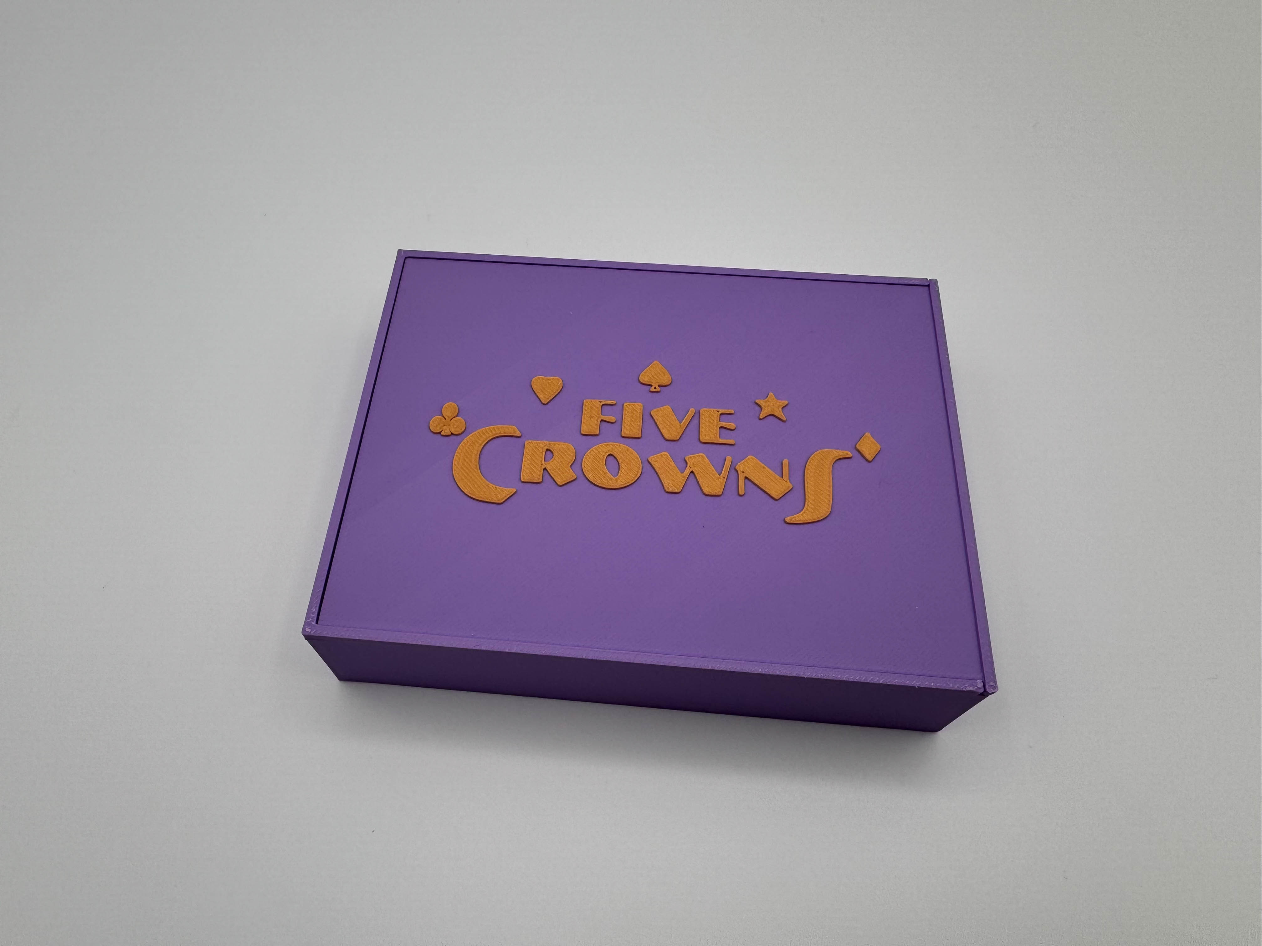 Five Crowns Card Game Box