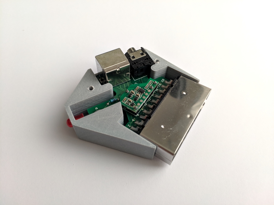 NESRGB Scart circuit board housing