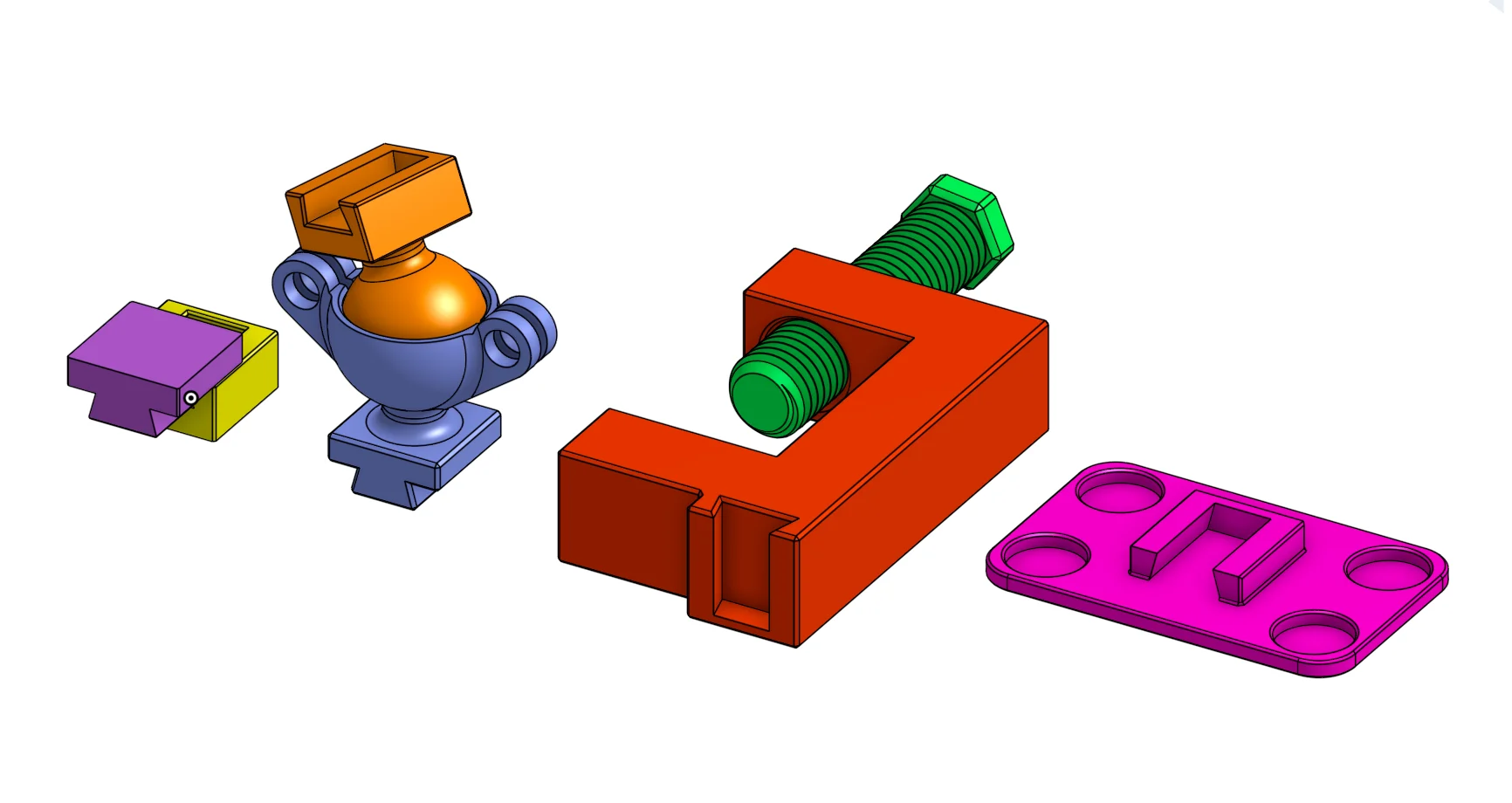 Universal Dovetail Mounts and Clamps