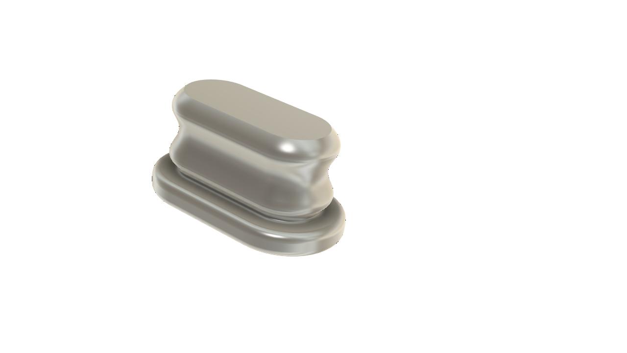 Cloth drying stand leg end cap