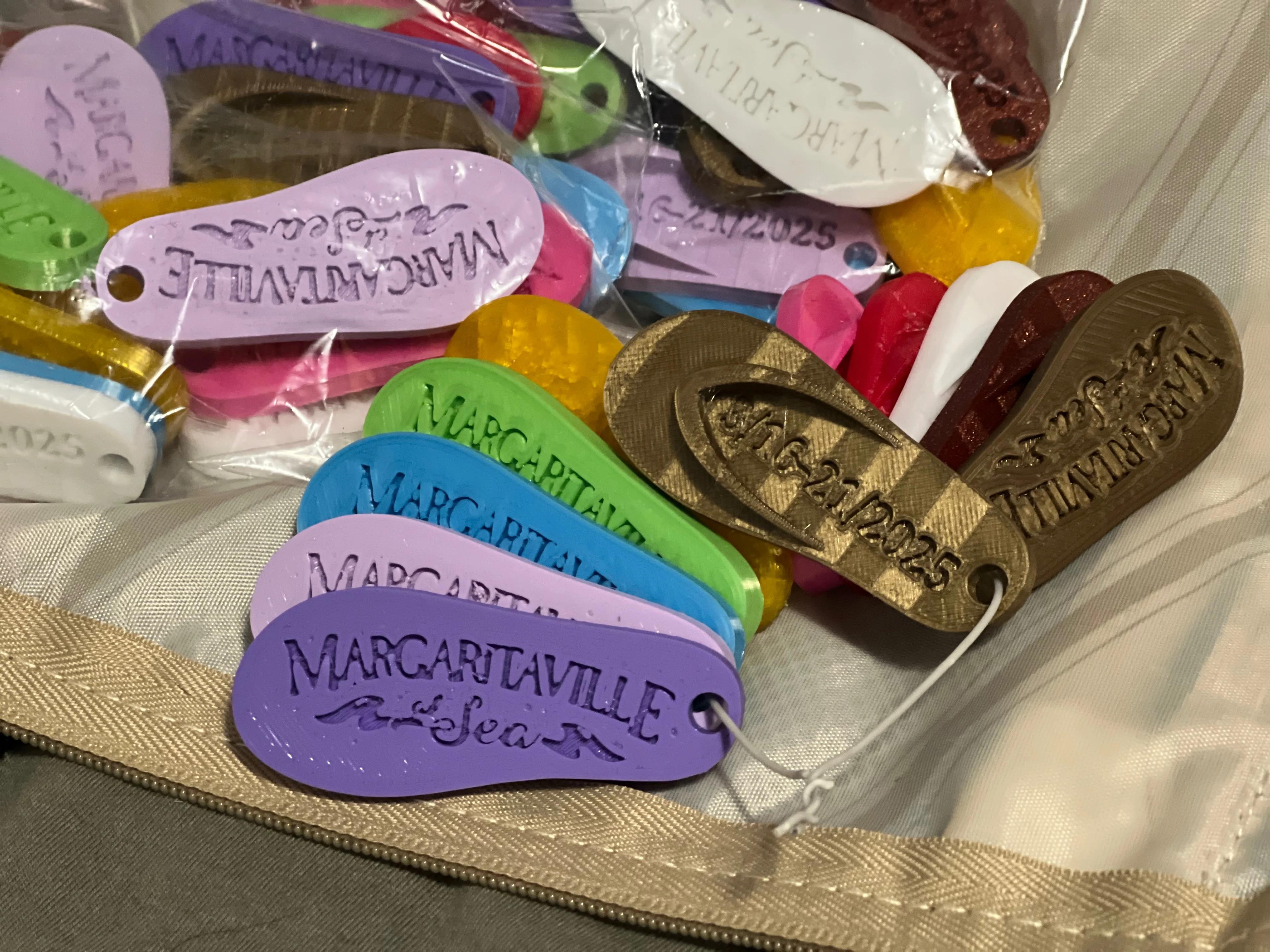 Flip Flop Keychain (remix) - "Margaritaville at Sea" (to hide on the ship)
