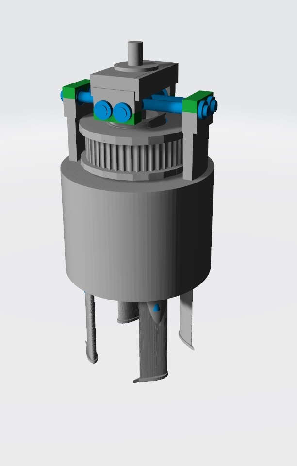 Working Miniature Voith Schneider Propeller VSP