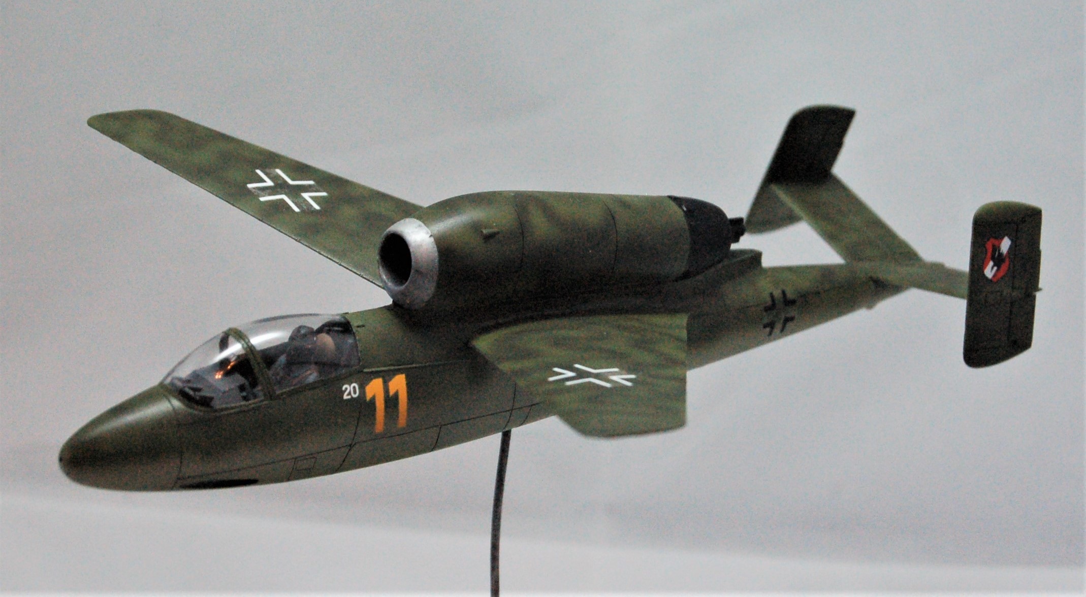 Heinkel He-162D - conversion set for Tamiya 1/48th Kit.