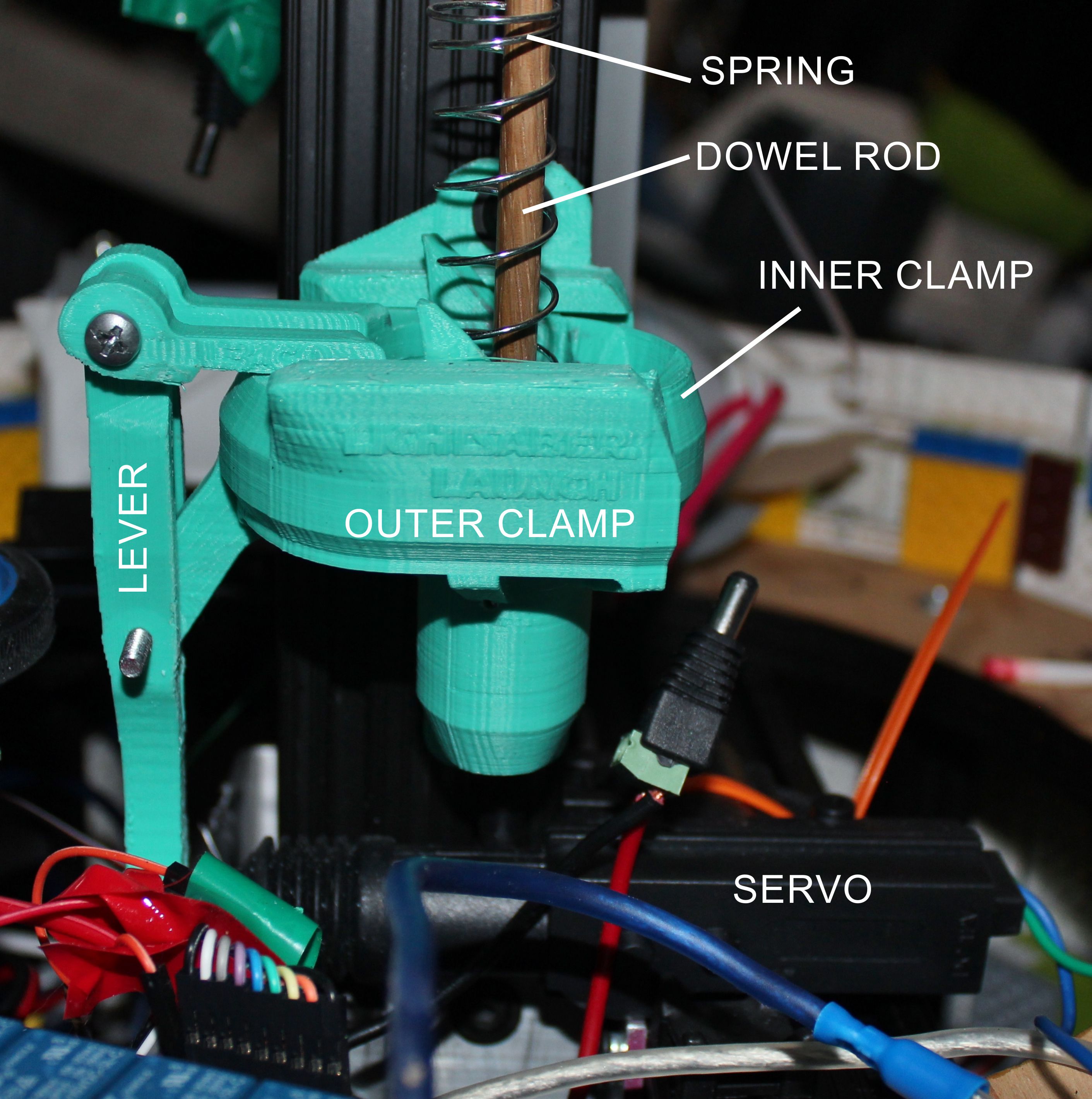Lightsaber Launcher Experiment for Astromech Droids