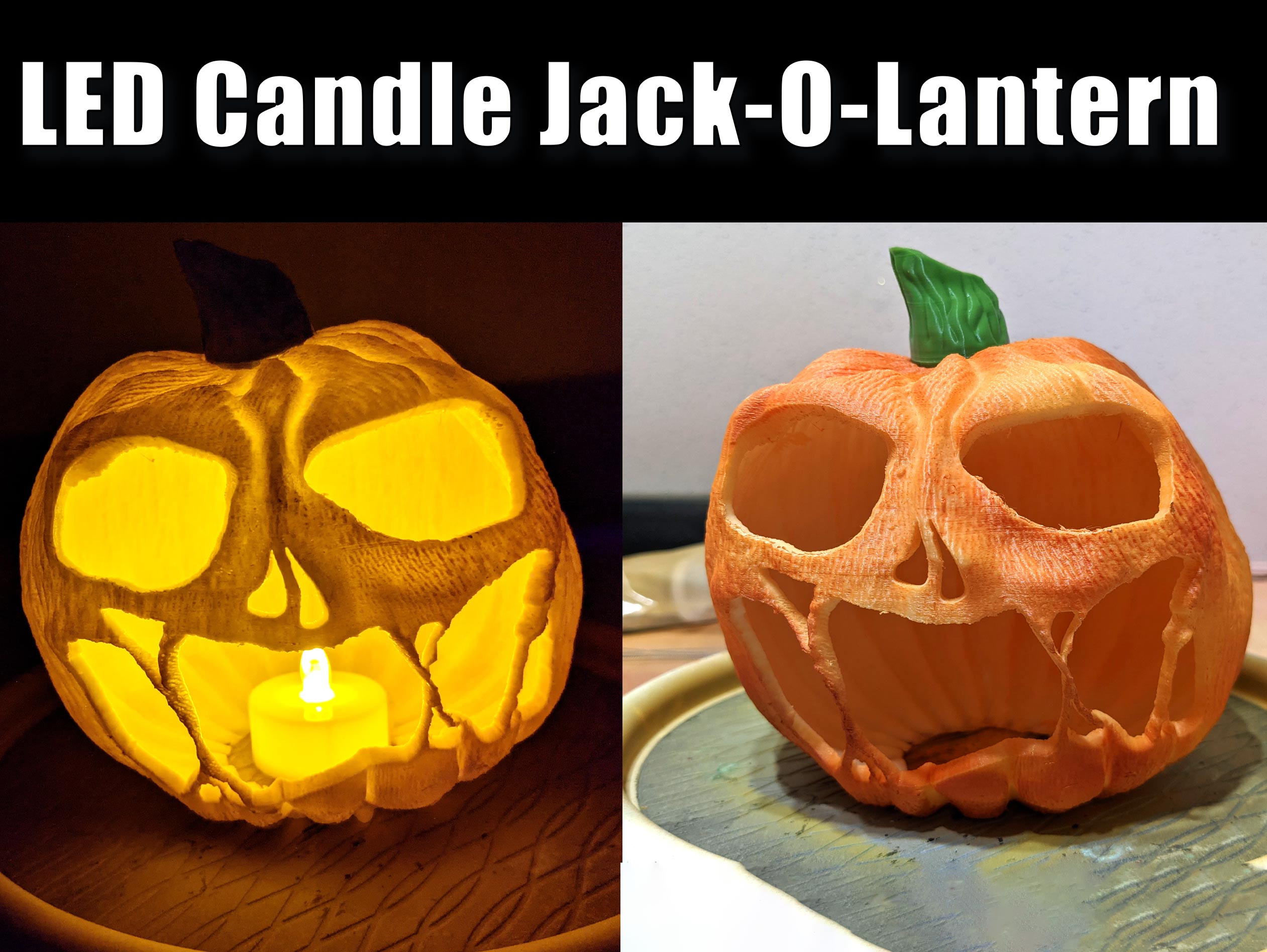 Melting LED Jack-O-Lantern