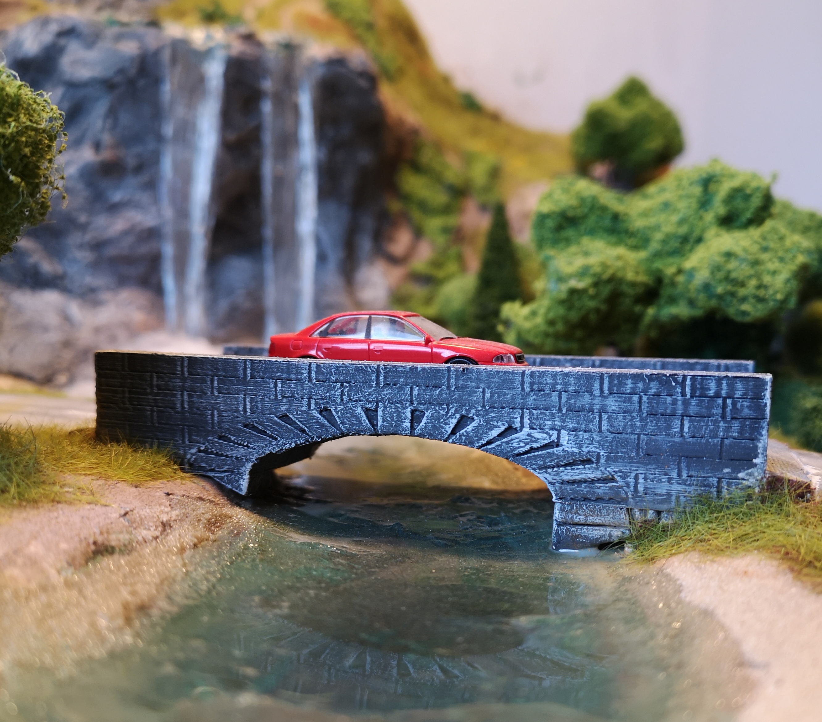 H0/HO Scale Bridge
