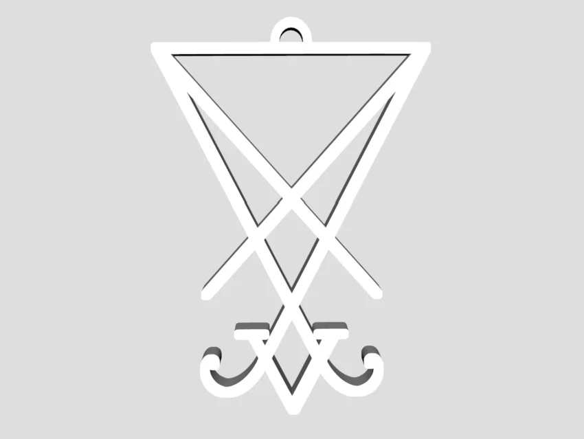 Sigil of Lucifer earrings