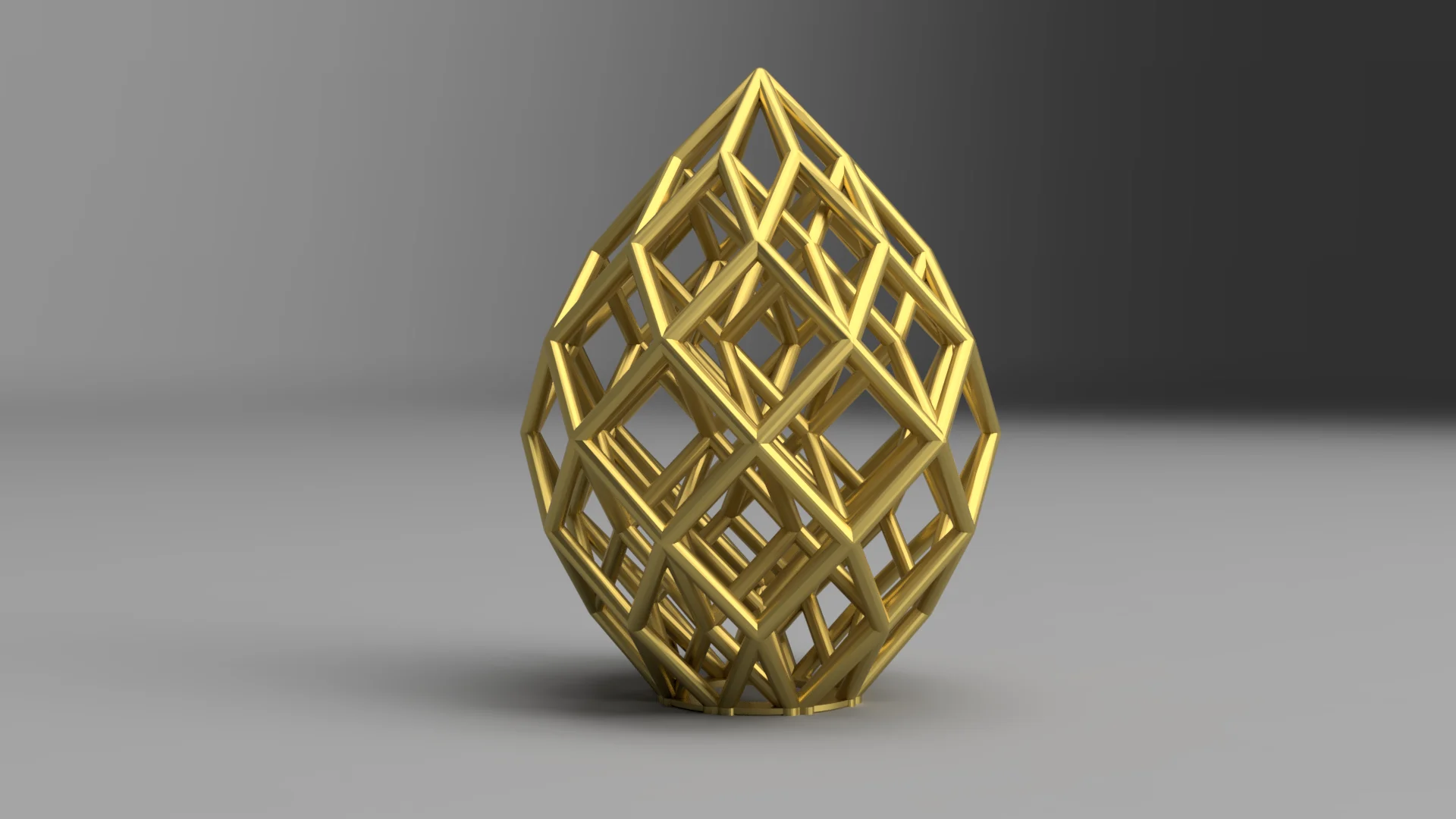 Cubic Lattice Statue