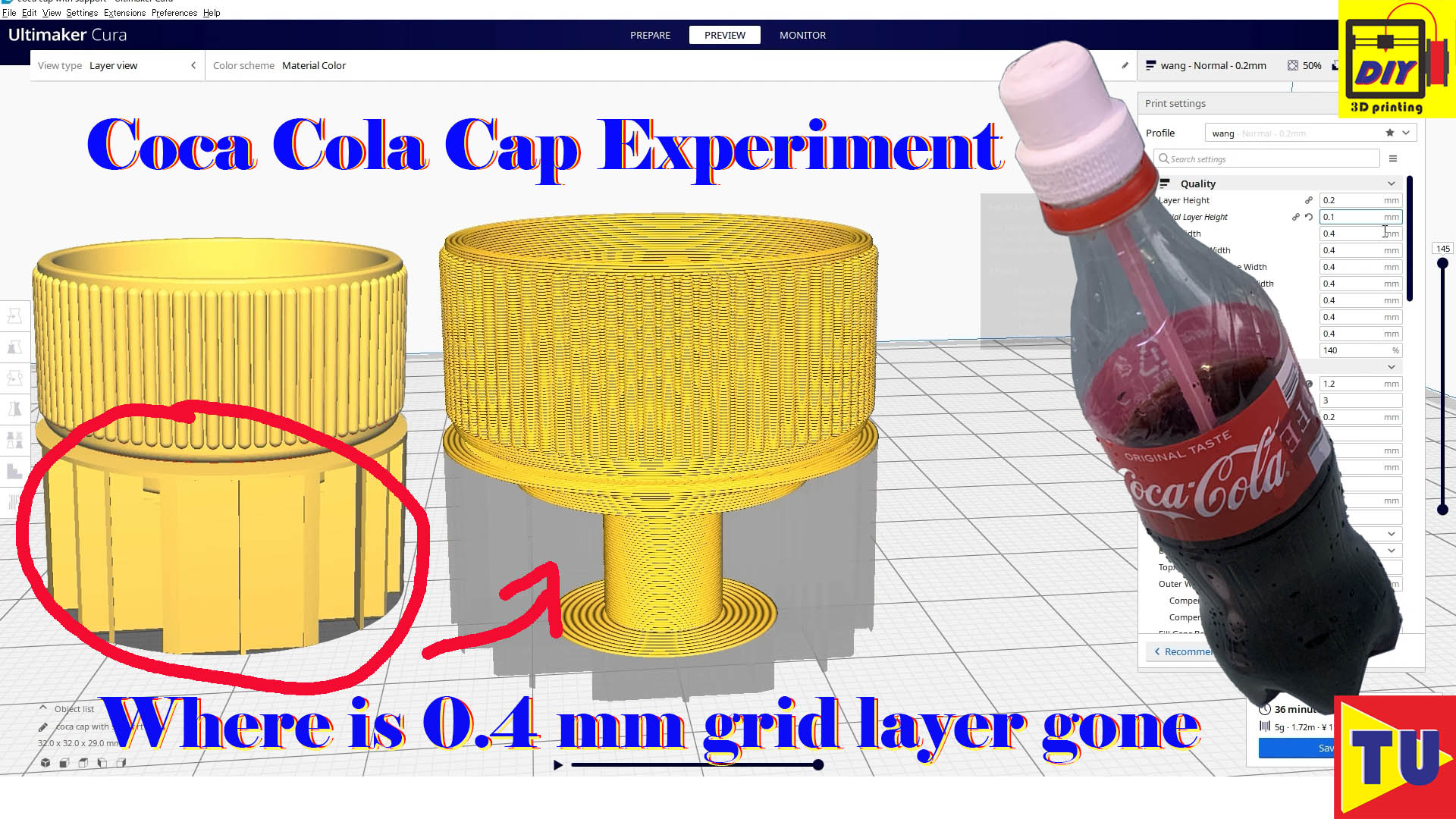 PCO 1881 Coca Cola cap with drink straw