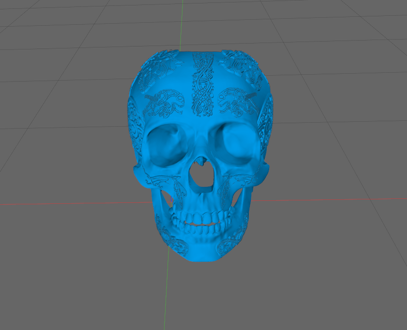 Viking Skull Hair Braid Bead