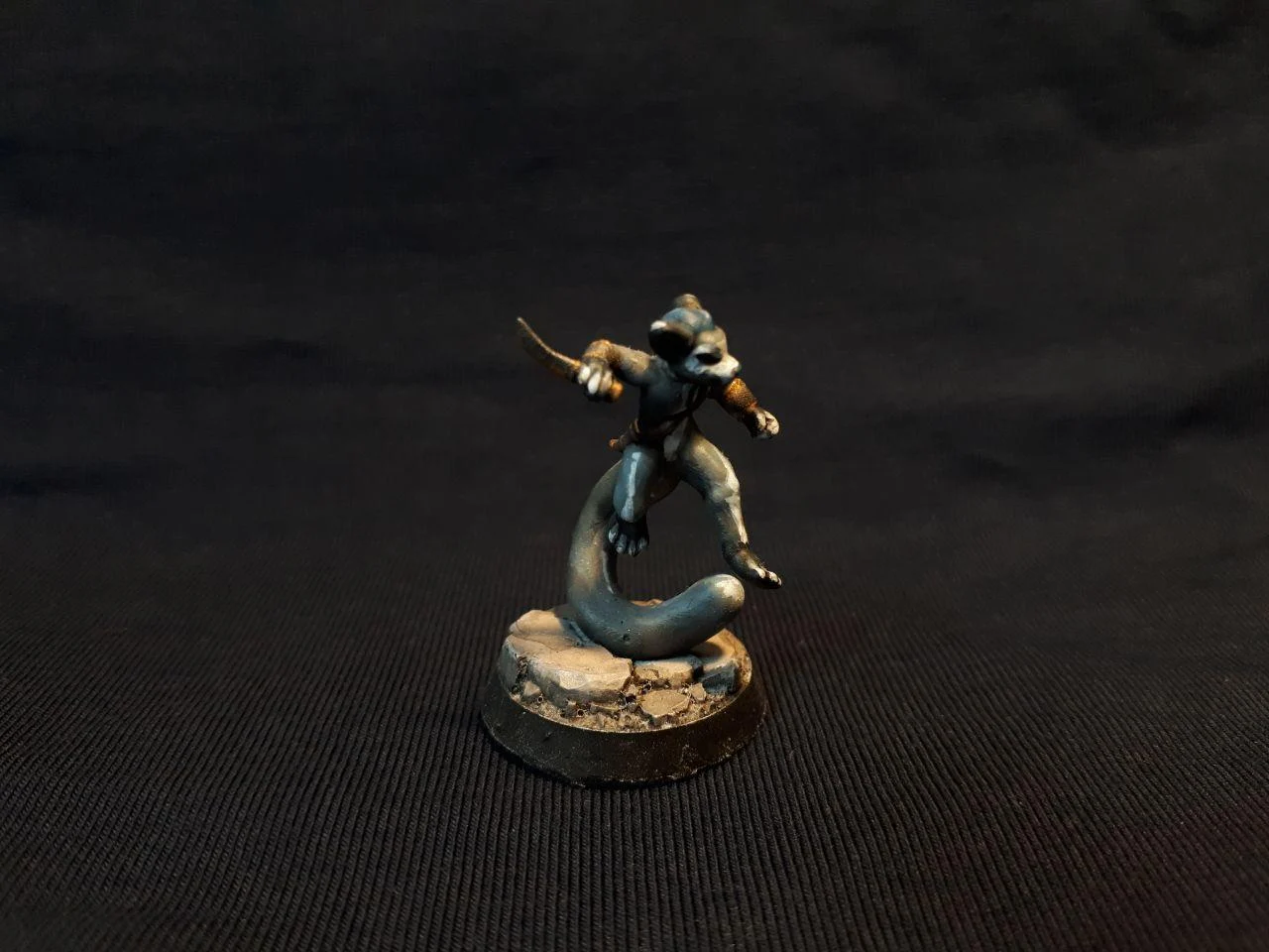 Furry/Anthro assassin character miniature
