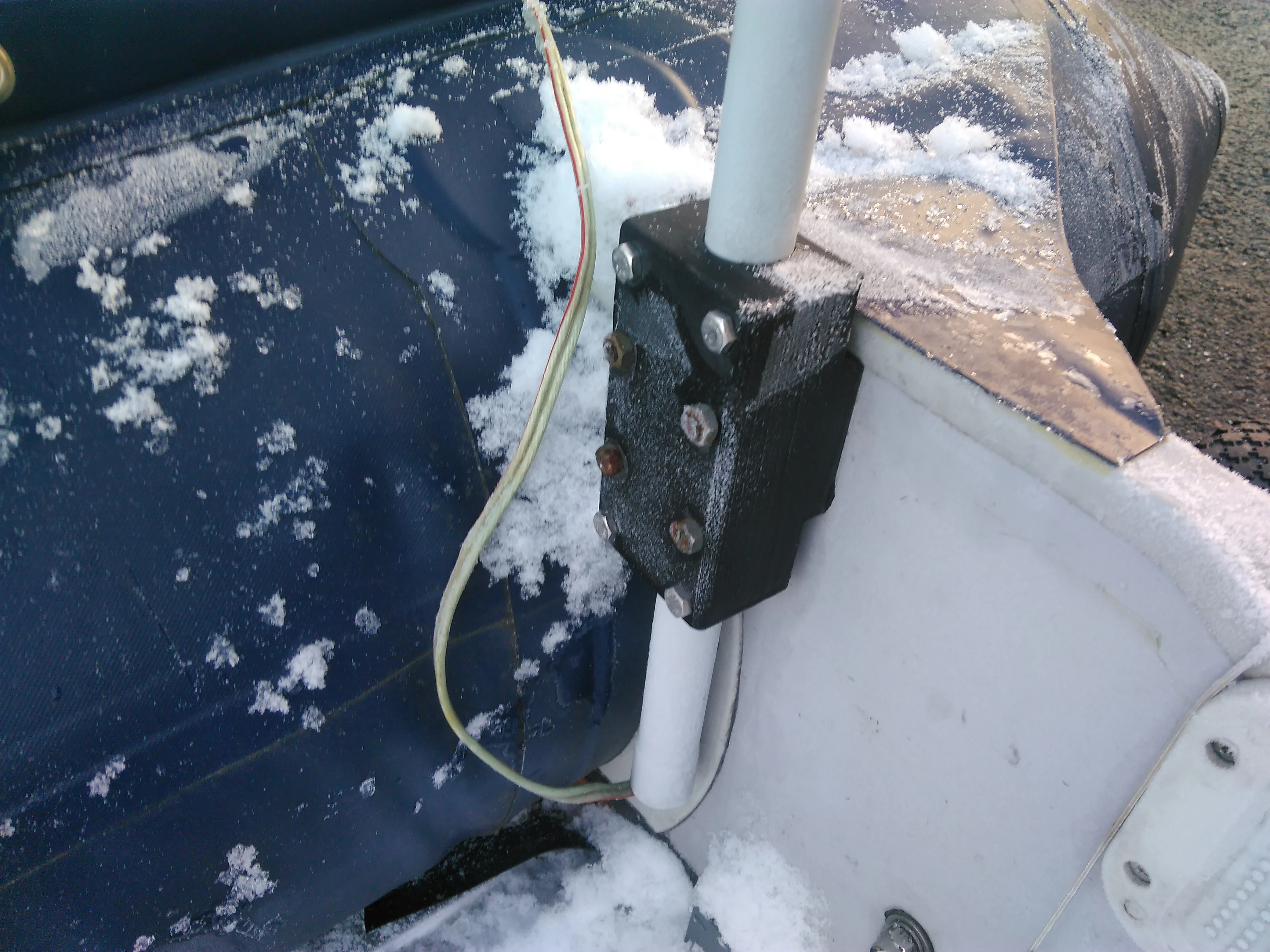 PVC pipe holder Boat light